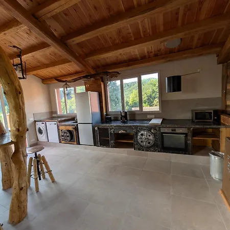 Ferienhaus Maison Atypique Style Avec Piscine Interieure Ponteils-et-Bresis